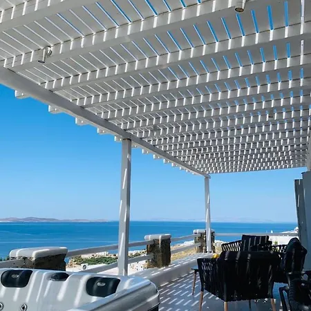 아파트 Panoramic View Mykonos 아기오스 스테파노스
